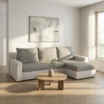 PHORA-Gido L alakú (Univerzális) sarokülő TextillBőr+Zsákszövet