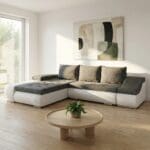 PHORA-Róma L alakú sarokülő (textilbőr)